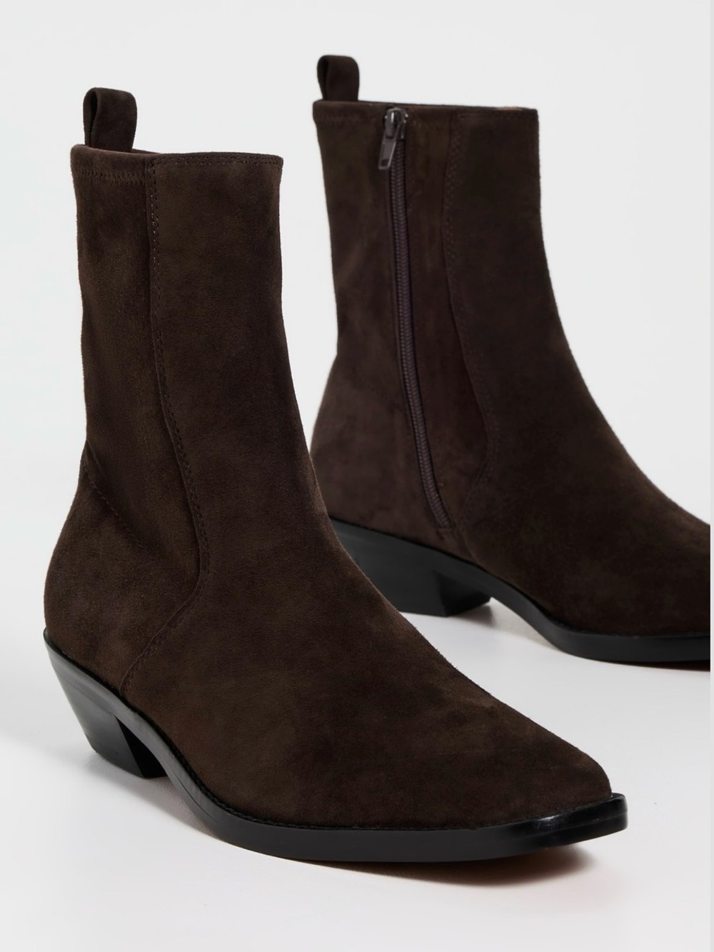 Madewell Idris Ankle Boots In Suede